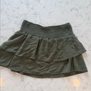 Olive Green Women's Skirt